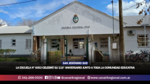 LA ESCUELA N° 6053 DE SAN JERÓNIMO SUD CELEBRÓ SU 116° ANIVERSARIO JUNTO A TODA LA COMUNIDAD EDUCATIVA