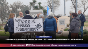 LUIS PALACIOS: JUBILADOS SE SUMARON A LA MARCHA NACIONAL Y RECLAMAN POR HABERES DIGNOS Y MEDICAMENTOS