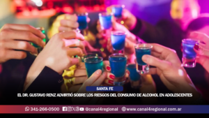 EL DR. GUSTAVO RENZ ADVIRTIÓ SOBRE LOS RIESGOS DEL CONSUMO DE ALCOHOL EN ADOLESCENTES: «LA PRINCIPAL PREOCUPACIÓN SON LAS CONDUCTAS DE RIESGO Y LOS ACCIDENTES»