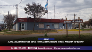 ALDAO ACELERA FRENTE DE OBRAS HÍDRICAS ESTRATÉGICAS ANTE LA AMENAZA DE “EL NIÑO”