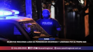FUNES: UNA MUJER FUE RESCATADA LUEGO DE PERMANECER ENCERRADA Y LESIONADA POR SU PROPIO HIJO