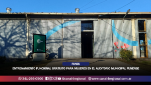 ENTRENAMIENTO FUNCIONAL GRATUITO PARA MUJERES EN EL AUDITORIO MUNICIPAL FUNENSE
