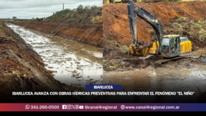 IBARLUCEA AVANZA CON OBRAS HÍDRICAS ANTE LA LLEGADA DE «EL NIÑO»