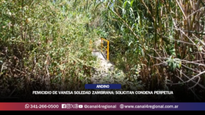 FEMICIDIO DE VANESA ZAMBRANA: SOLICITAN CONDENA PERPETUA