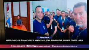 MISIÓN CUMPLIDA: EL CONTINGENTE SANTAFESINO DE LA BRIGADA USAR REGRESA DE VENEZUELA TRAS SU LABOR HUMANITARIA