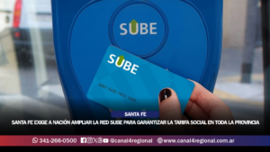 TRANSPORTE INEQUITATIVO: SANTA FE EXIGE A NACIÓN AMPLIAR LA RED SUBE PARA GARANTIZAR LA TARIFA SOCIAL EN TODA LA PROVINCIA