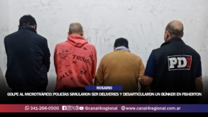 GOLPE AL MICROTRÁFICO: POLICÍAS SIMULARON SER DELIVERIES Y DESARTICULARON UN BÚNKER EN FISHERTON