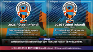 COMIENZA UNA NUEVA EDICIÓN DE LA COPA “CIUDAD DE ROLDÁN” DE FÚTBOL INFANTIL