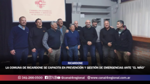 LA COMUNA DE RICARDONE SE CAPACITA EN PREVENCIÓN Y GESTIÓN DE EMERGENCIAS ANTE «EL NIÑO»