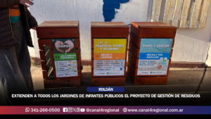 ROLDÁN: EXTIENDEN A TODOS LOS JARDINES DE INFANTES PÚBLICOS EL PROYECTO DE GESTIÓN DE RESIDUOS