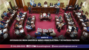 SANTA FE: DIPUTADOS DIO MEDIA SANCIÓN AL NUEVO CÓDIGO ELECTORAL Y DE PARTIDOS POLÍTICOS
