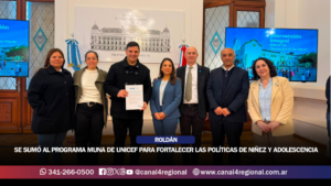 ROLDÁN SE SUMÓ AL PROGRAMA MUNA DE UNICEF PARA FORTALECER LAS POLÍTICAS DE NIÑEZ Y ADOLESCENCIA