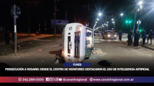 PERSECUCIÓN DE FUNES A ROSARIO: DESDE EL CENTRO DE MONITOREO DESTACARON EL USO DE INTELIGENCIA ARTIFICIAL Y LA RÁPIDA COORDINACIÓN PARA DETENER A LA BANDA