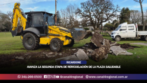 RICARDONE: CON UNA INVERSIÓN DE MÁS DE 137 MILLONES DE PESOS, AVANZA LA SEGUNDA ETAPA DE REMODELACIÓN DE LA PLAZA SALUDABLE