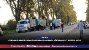 ROLDÁN: LE DIERON 10 AÑOS DE PRISIÓN AL ACUSADO DE ASESINAR A NÉSTOR WORTLEY SOBRE LA RUTA 9 