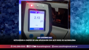 SAN JERÓNIMO SUD: DETUVIERON A CHOFER DE APP CON ALTO NIVEL DE ALCOHOLEMIA