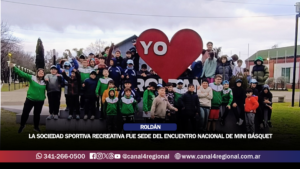 ROLDÁN: LA SOCIEDAD SPORTIVA RECREATIVA FUE SEDE DEL ENCUENTRO NACIONAL DE MINI BÁSQUET