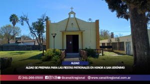 ALDAO SE PREPARA PARA LAS FIESTAS PATRONALES EN HONOR A SAN JERÓNIMO