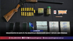 MEGAOPERATIVO EN SANTA FE: PSA DESARTICULÓ ORGANIZACIÓN NARCO Y DETUVO A SEIS PERSONAS