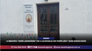 LA BIBLIOTECA ANDINENSE UNE A LAS ESCUELAS CON TEATRO LEÍDO Y SUMA NUEVOS SOCIOS