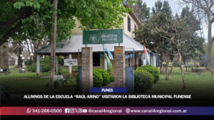 ALUMNOS DE LA ESCUELA “RAÚL ARINO” VISITARON LA BIBLIOTECA MUNICIPAL FUNENSE