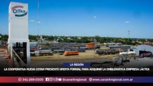 LA COOPERATIVA NUEVA COTAR PRESENTÓ UNA OFERTA FORMAL PARA ADQUIRIR LA EMBLEMÁTICA EMPRESA LÁCTEA