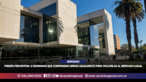 PRISIÓN PREVENTIVA PARA DOS HERMANOS QUE COMPRABAN ARMAS LEGALMENTE PARA VOLCARLAS AL MERCADO ILEGAL