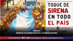 BOMBEROS VOLUNTARIOS CONVOCAN A UN SIRENAZO NACIONAL: CUARTELES SANTAFESINOS SE SUMAN AL RECLAMO POR FONDOS Y EQUIPAMIENTO