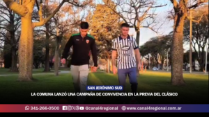 SAN JERÓNIMO SUD: LA COMUNA LANZÓ UNA CAMPAÑA DE CONVIVENCIA EN LA PREVIA DEL CLÁSICO ENTRE EL PORVENIR Y ATLÉTICO