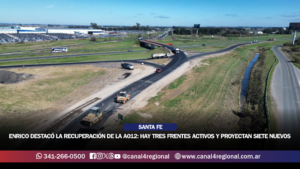 ENRICO DESTACÓ LA RECUPERACIÓN DE LA A012: HAY TRES FRENTES ACTIVOS Y PROYECTAN SIETE NUEVOS SECTORES DE OBRAS EN LA REGIÓN