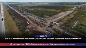 SANTA FE Y CÓRDOBA OBTUVIERON UN CRÉDITO DE 65 MILLONES DE DÓLARES PARA AVANZAR CON EL ACUEDUCTO BIPROVINCIAL