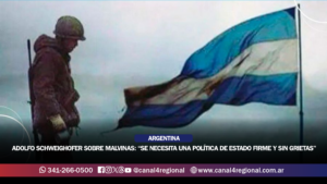 ADOLFO SCHWEIGHOFER: “FRENTE A CASI DOS MILLONES DE KILÓMETROS CUADRADOS USURPADOS, SE NECESITA UNA POLÍTICA DE ESTADO FIRME Y SIN GRIETAS”