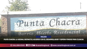 PUNTA CHACRA: LA VECINAL DESTACÓ EL ACUERDO CON EL DESARROLLADOR Y ESPERA FONDOS PROVINCIALES EN SEPTIEMBRE PARA OBRAS DE CLOACAS