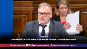 LEWANDOWSKI CRUZÓ AL TITULAR DE VIALIDAD NACIONAL POR LA FALTA DE OBRAS VIALES: «¿QUÉ HIZO EL GOBIERNO CON ESE DINERO?»
