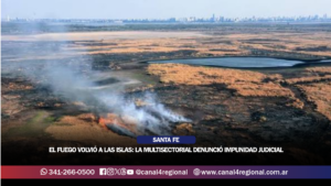 EL FUEGO VOLVIÓ A LAS ISLAS: LA MULTISECTORIAL DENUNCIÓ IMPUNIDAD JUDICIAL Y SOSPECHAS SOBRE EL USO DE TIERRAS FISCALES