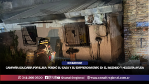 CAMPAÑA SOLIDARIA POR LUISA: PERDIÓ SU CASA Y SU EMPRENDIMIENTO EN EL INCENDIO DE RICARDONE Y NECESITA AYUDA