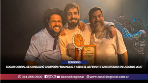 ORGULLO EN SERODINO: EDGAR CORRAL SE CONSAGRÓ CAMPEÓN PROVINCIAL Y SERÁ EL ASPIRANTE SANTAFESINO EN LABORDE 2027