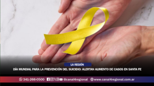 DÍA MUNDIAL PARA LA PREVENCIÓN DEL SUICIDIO: ALERTAN AUMENTO DE CASOS EN SANTA FE