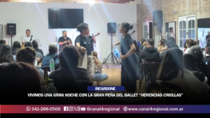 VIVIMOS UNA GRAN NOCHE EN RICARDONE CON LA GRAN PEÑA DEL BALLET “HERENCIAS CRIOLLAS”
