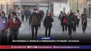 MULTITUDINARIA 31° EDICIÓN DE LA PEREGRINACIÓN ROSARIO – SAN NICOLÁS