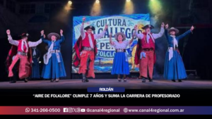 ROLDÁN: “AIRE DE FOLKLORE” CUMPLE 7 AÑOS Y SUMA LA CARRERA DE PROFESORADO