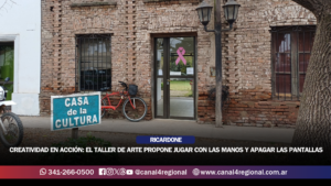 EL TALLER DE ARTE DE RICARDONE PROPONE JUGAR CON LAS MANOS Y APAGAR LAS PANTALLAS