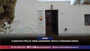 LA BIBLIOTECA «MARÍA LAGOMARSINO» OBTUVO LA PERSONERÍA JURÍDICA