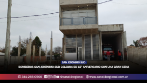 BOMBEROS SAN JERÓNIMO SUD CELEBRA SU 15° ANIVERSARIO CON UNA GRAN CENA