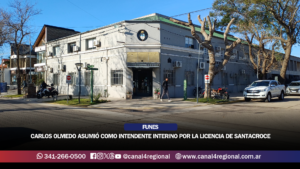 FUNES: CARLOS OLMEDO ASUMIÓ COMO INTENDENTE INTERINO POR LA LICENCIA DE SANTACROCE
