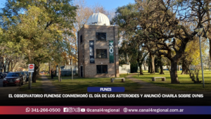 EL OBSERVATORIO FUNENSE CONMEMORÓ EL DÍA DE LOS ASTEROIDES Y ANUNCIÓ CHARLA SOBRE OVNIS