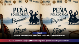 SE VIENE UNA GRAN PEÑA FOLKLÓRICA PARA DARLE UNA MANO A ELISEO