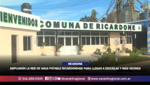AMPLIARÁN LA RED DE AGUA POTABLE RICARDONENSE PARA LLEGAR A ESCUELAS Y MÁS VECINOS