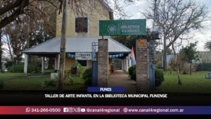 TALLER DE ARTE INFANTIL EN LA BIBLIOTECA MUNICIPAL FUNENSE