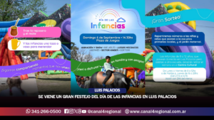 SE VIENE UN GRAN FESTEJO DEL DÍA DE LAS INFANCIAS EN LUIS PALACIOS
